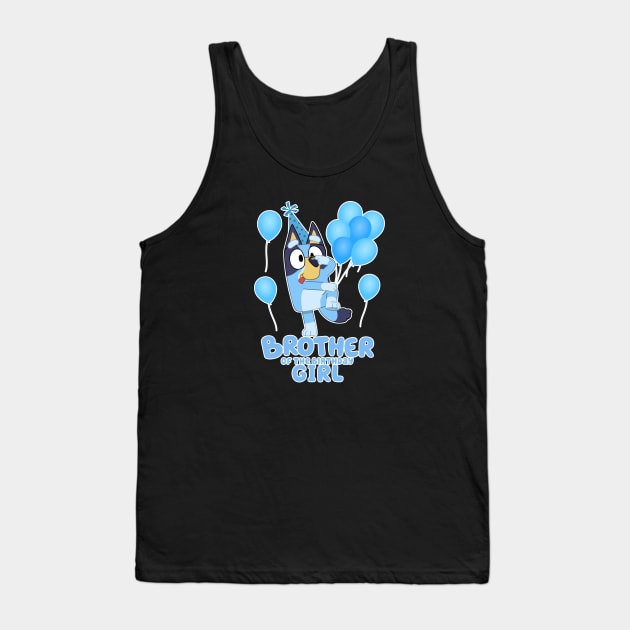 Bluey and Bingo brother Tank Top by Justine Nolanz